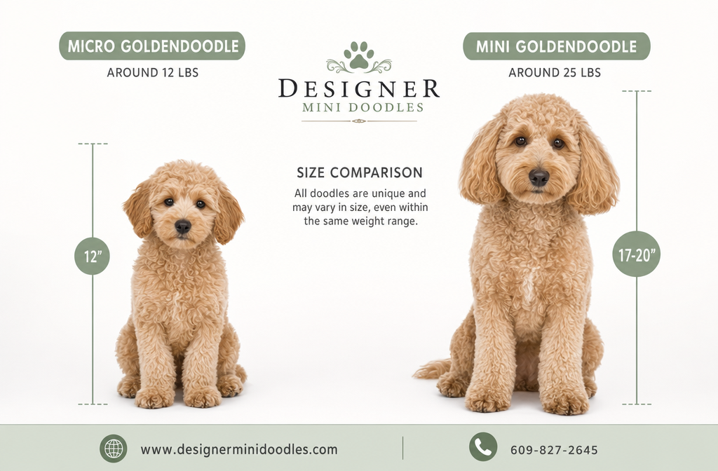 What's the difference between micro and mini goldendoodles?