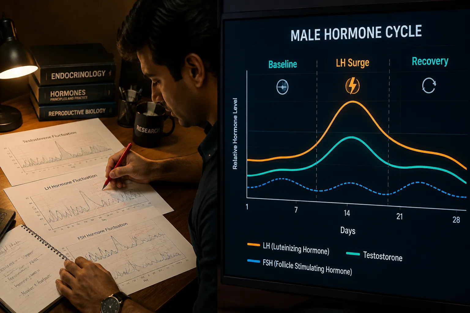 How Enclomiphene Manipulates LH and FSH in Research Models