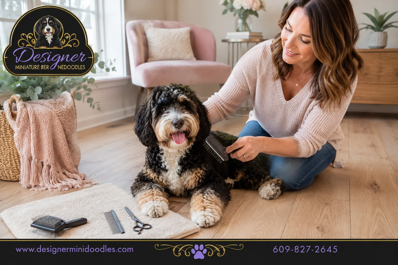 miniature bernedoodles