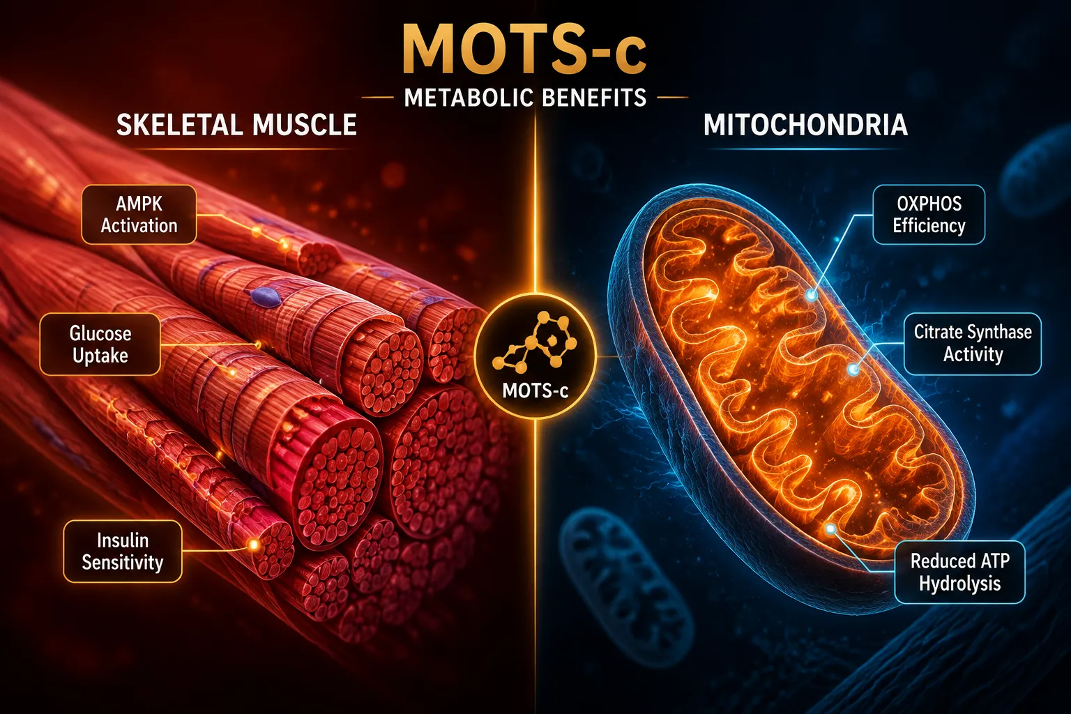 Mots-c Peptide: Deciphering Its Role in Mitochondrial Function and Metabolic Regulation