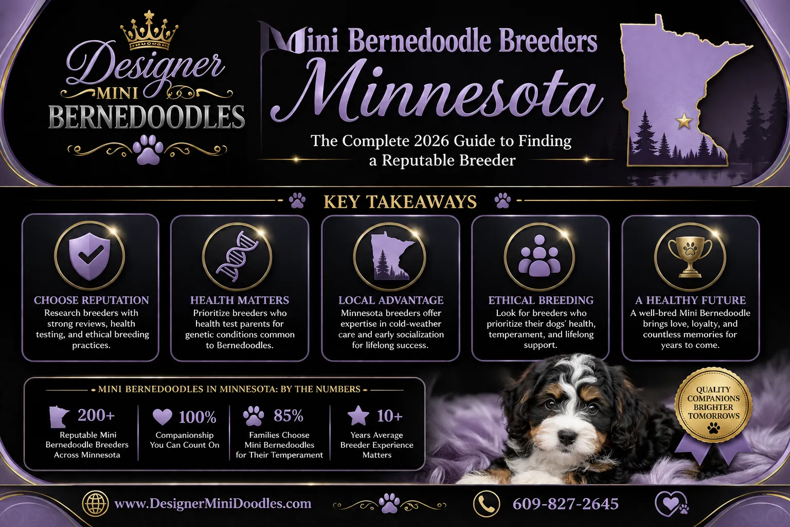 mini bernedoodle breeders Minnesota
