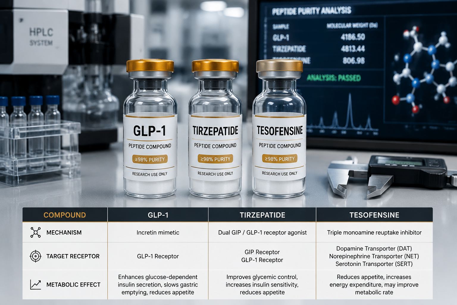 Related Peptides in Metabolic Research