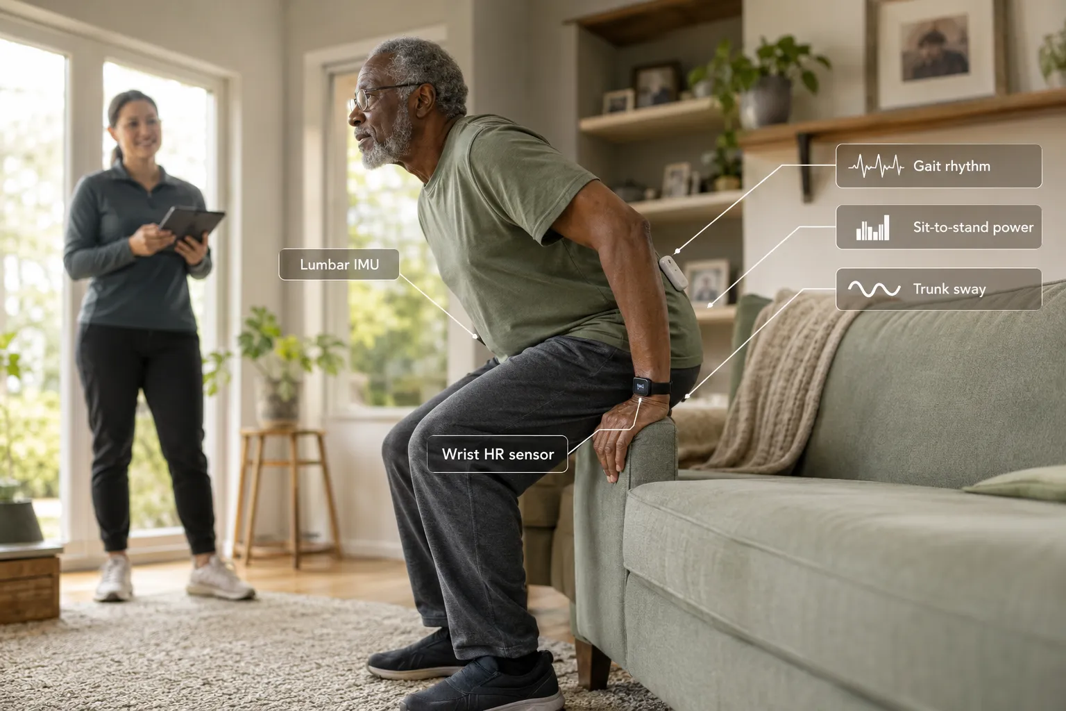 How do strength tracking wearables work for older adults?