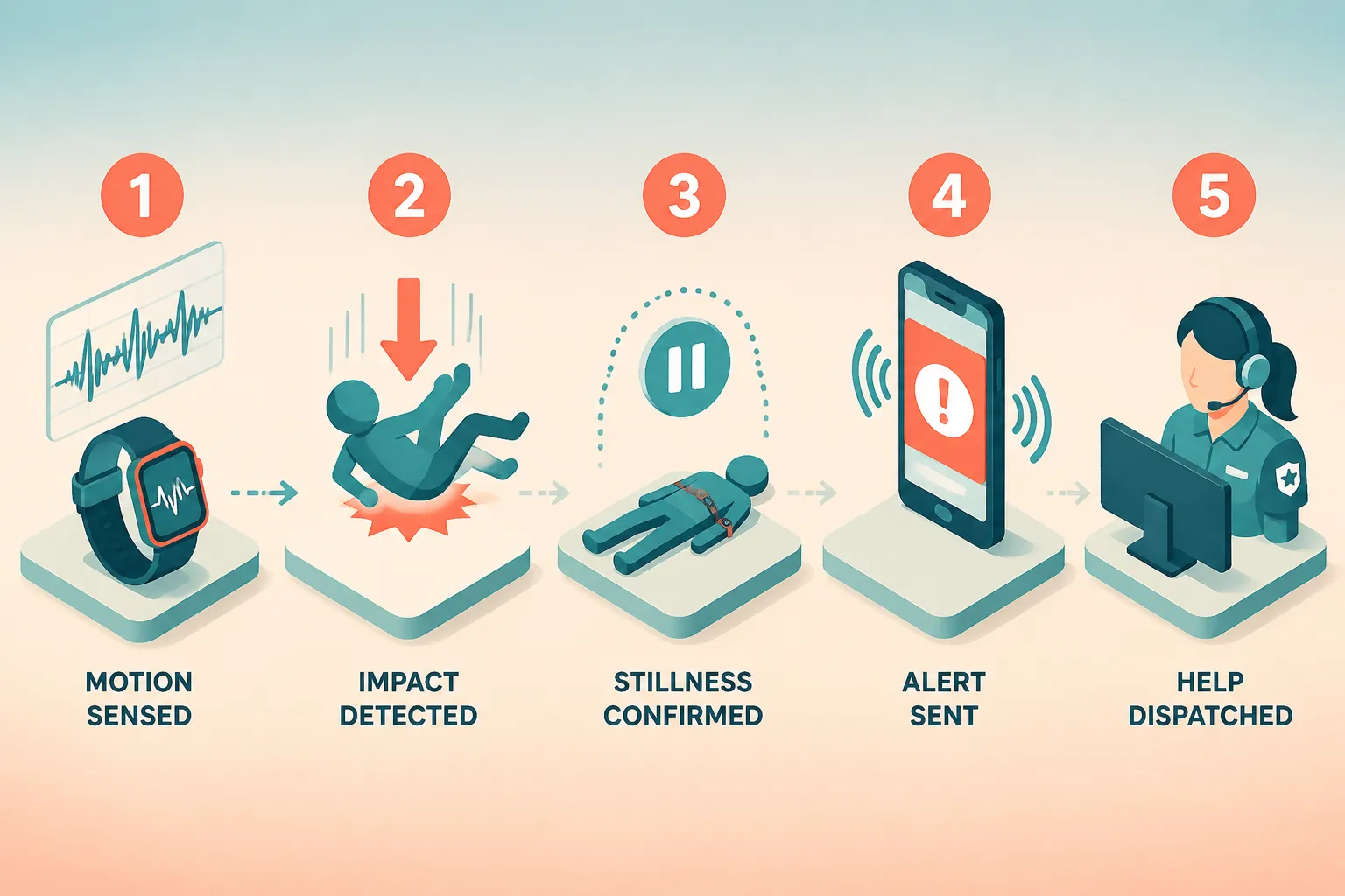 What's the difference between fall alert and fall detection wearables?