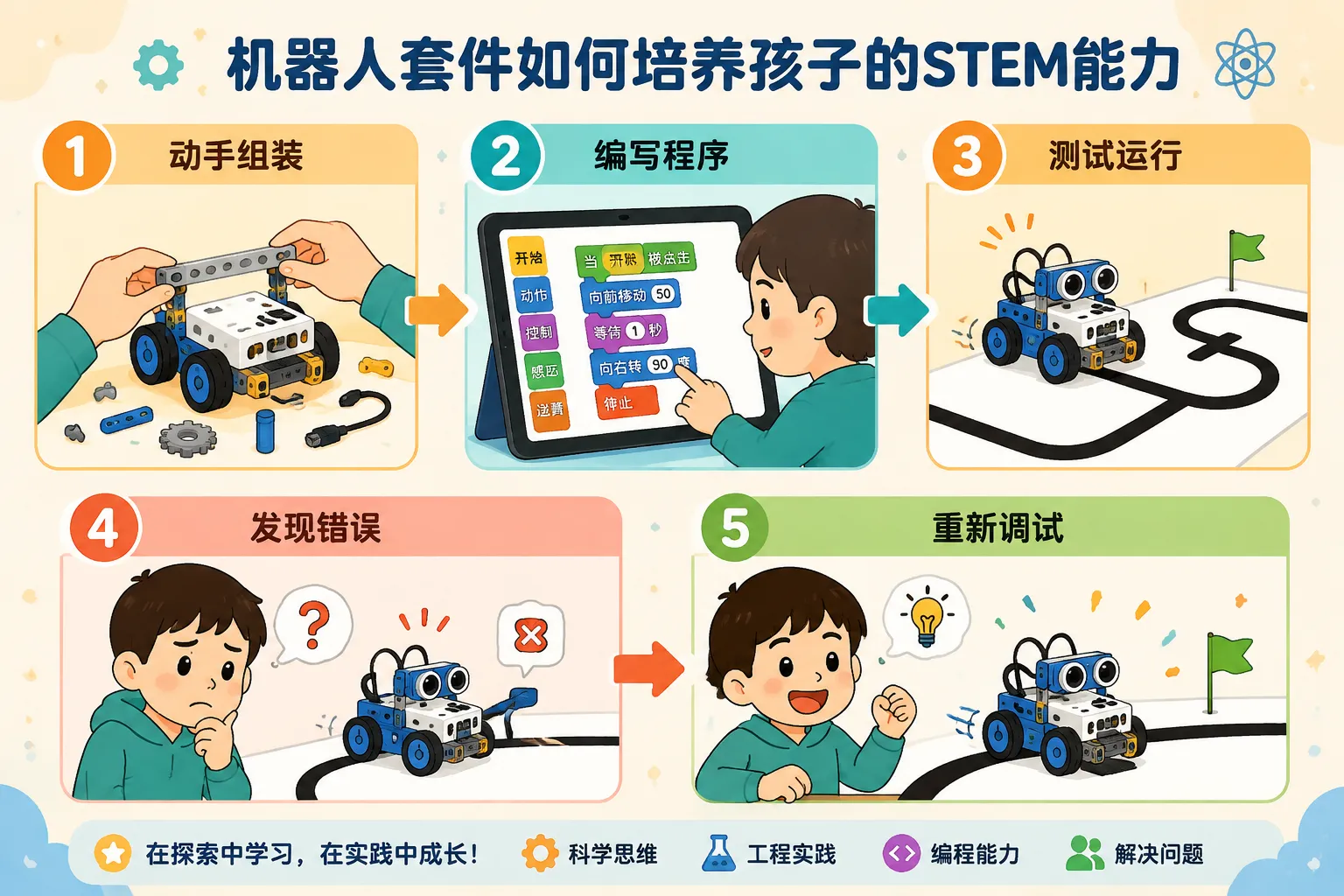 机器人套件真的能教编程，还是只是搭积木
