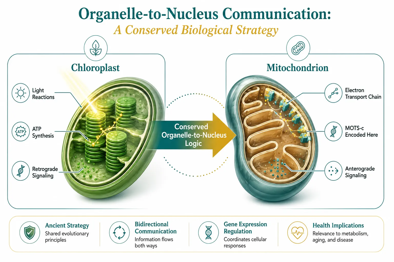 The Shared Logic of Organelle-to-Nucleus Signaling