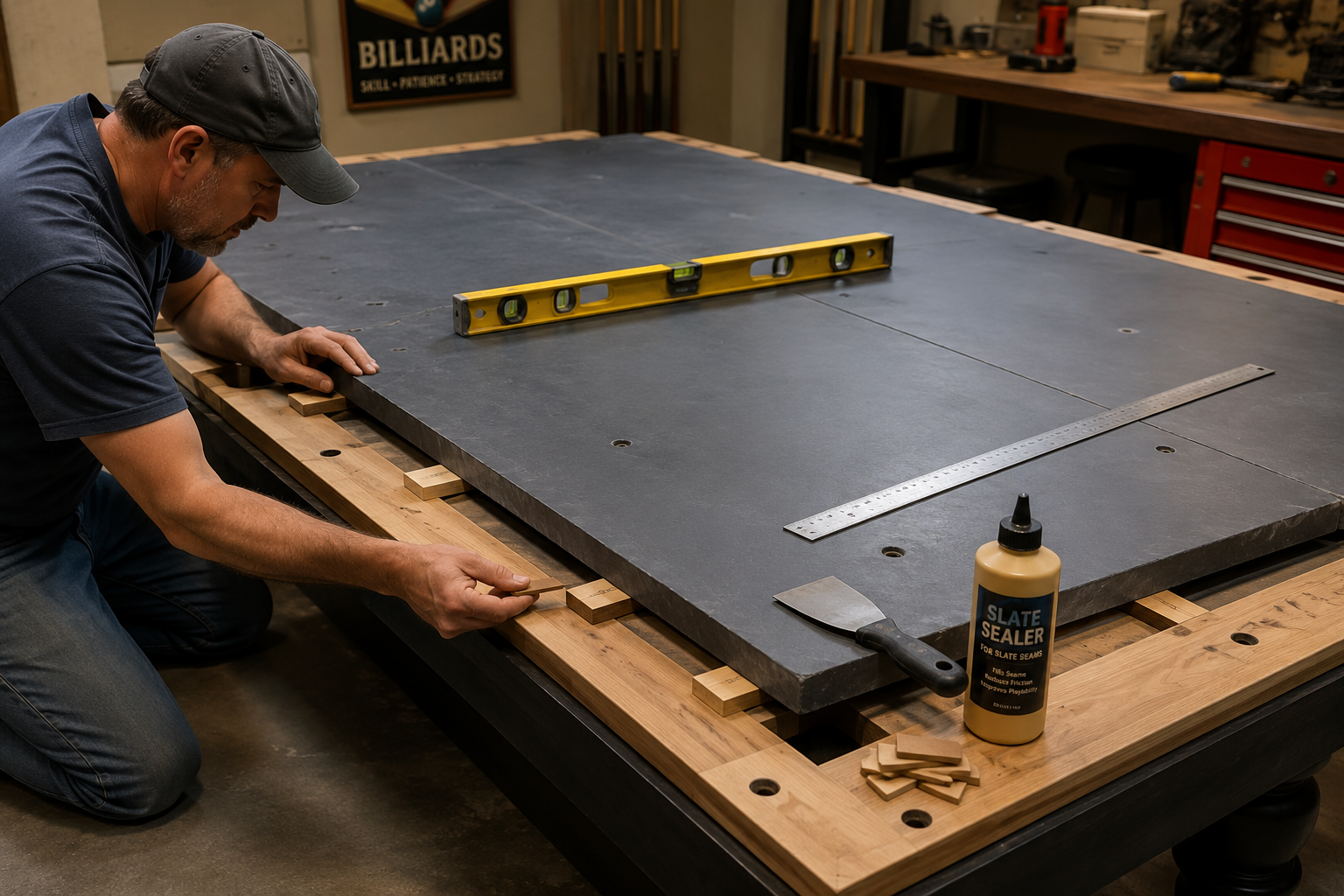 Slate Installation: Achieving a Perfectly Level Playing Surface