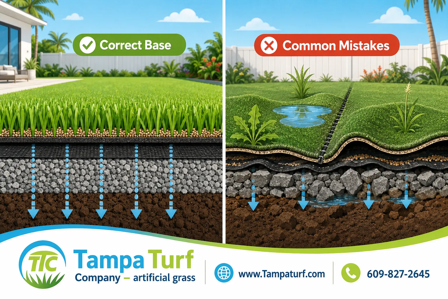 How to prepare ground for artificial turf installation