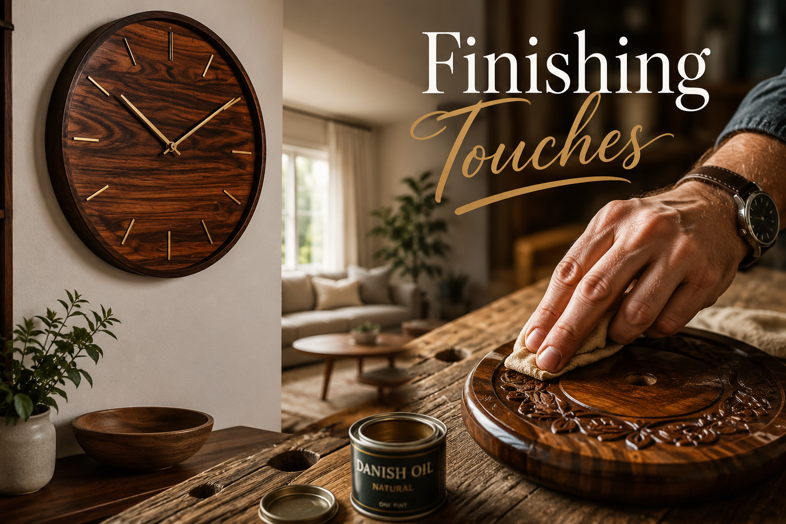 Finishing and Assembly: Bringing Your Custom Wall Clocks to Life