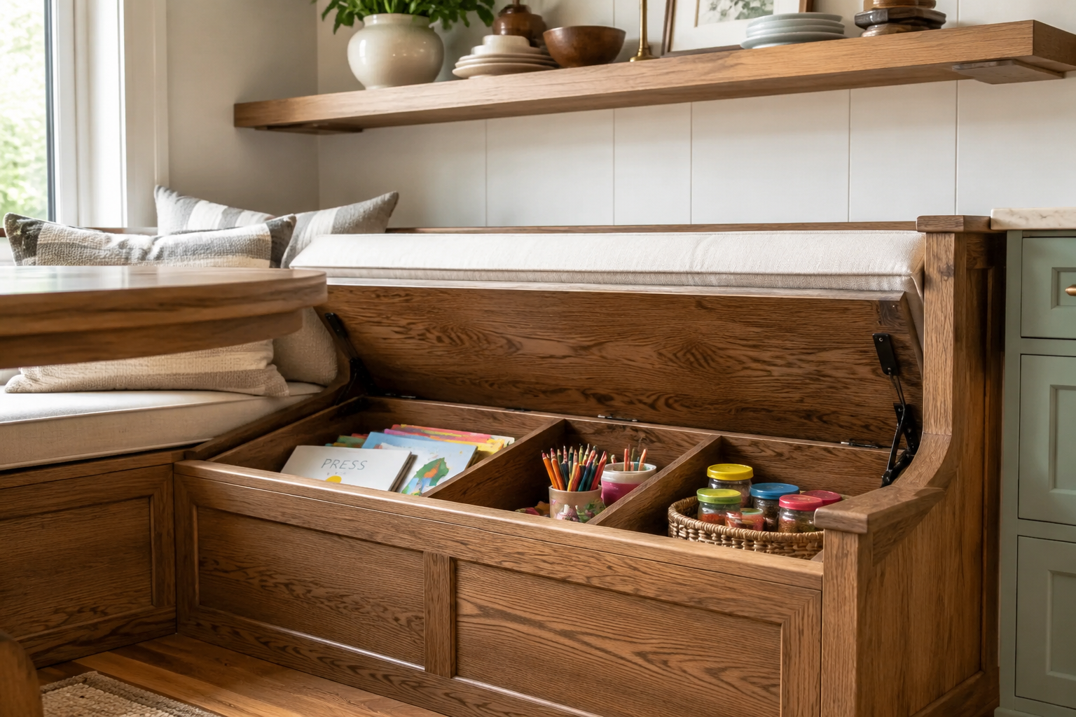 Designing Your Compact Bench-and-Table Nook