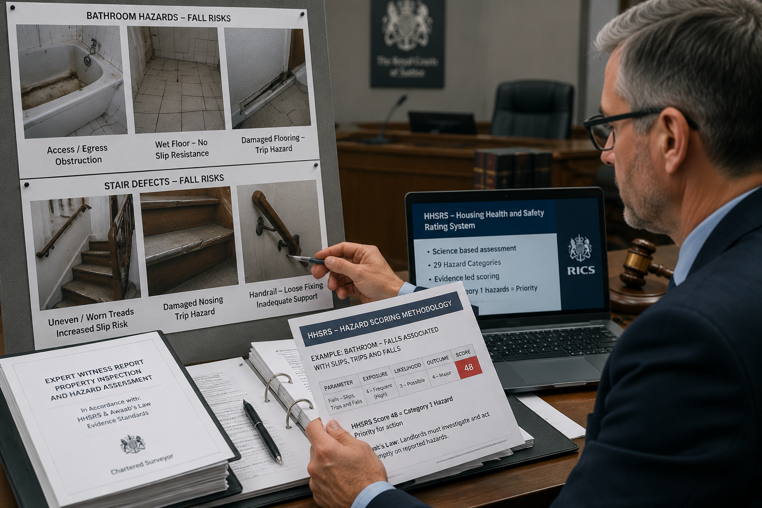 Expert Witness Standards and Evidence in Awaab's Law Fall Hazard Disputes