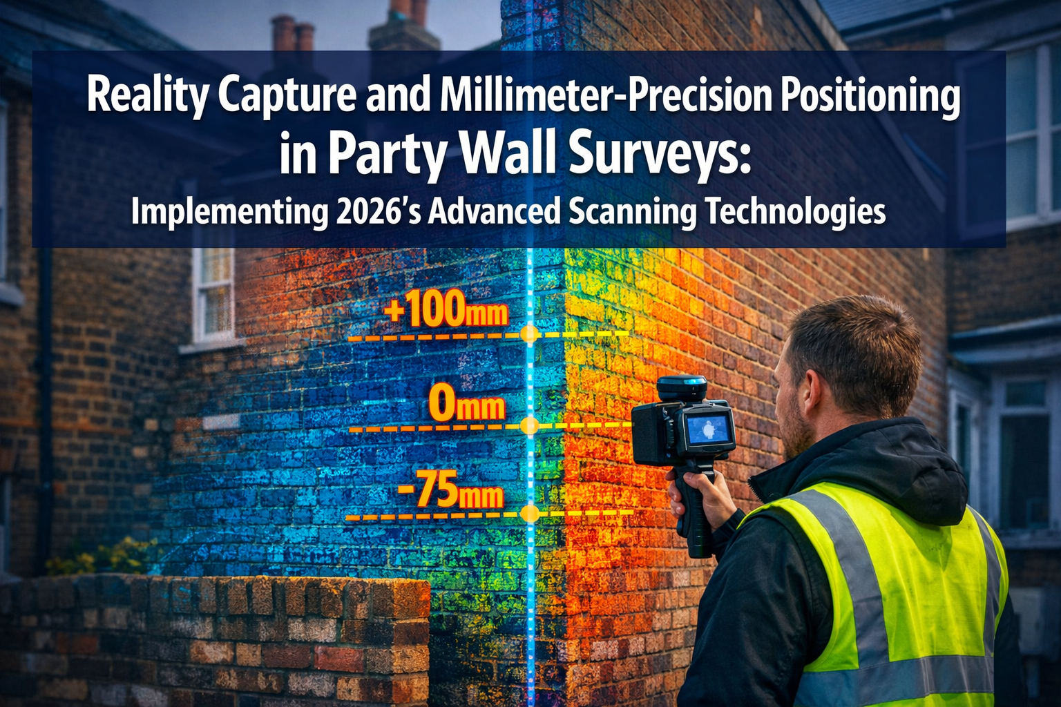Professional () hero image featuring 'Reality Capture and Millimeter-Precision Positioning in Party Wall Surveys: