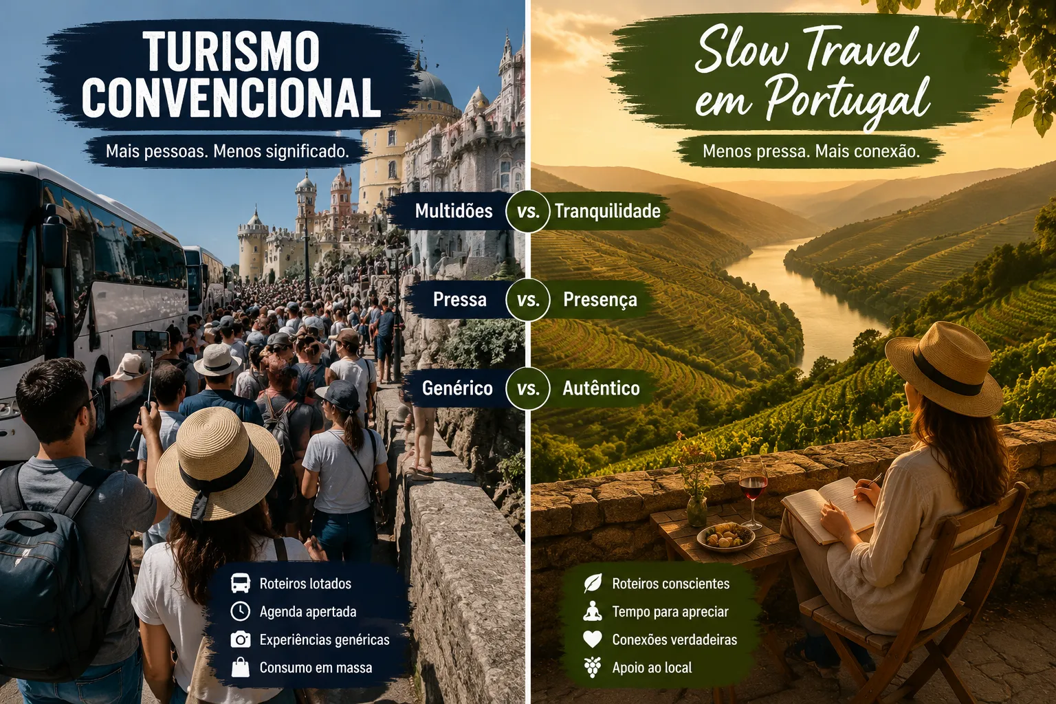 Slow Travel em Portugal para Nómadas Digitais, Casais e Viajantes a Solo
