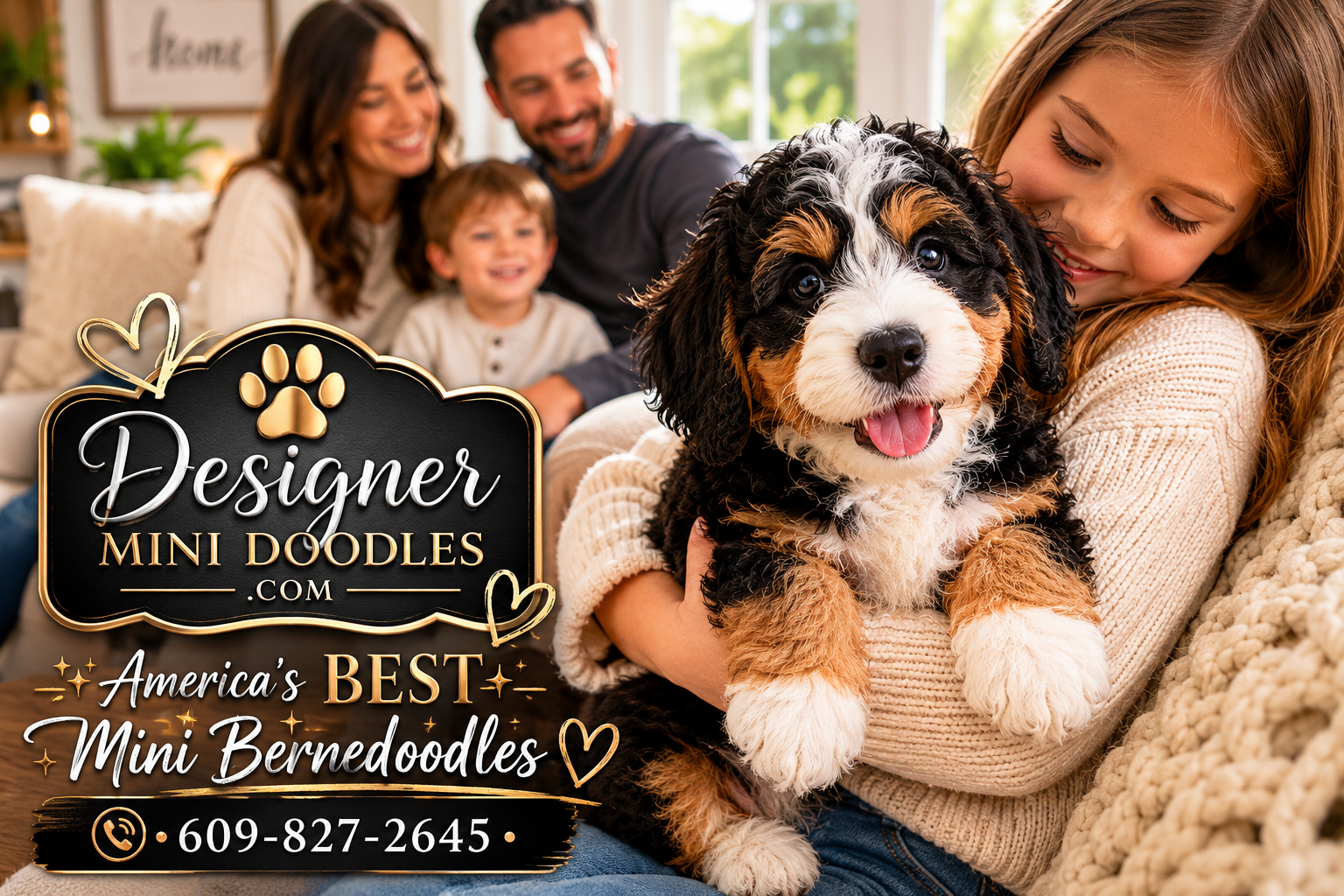 mni bernedoodle puppies in Sarasota