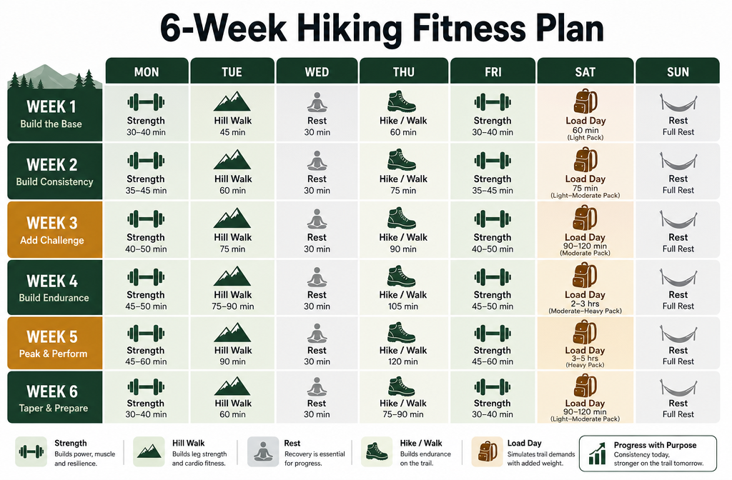 A Simple 6-Week Hiking Fitness Plan