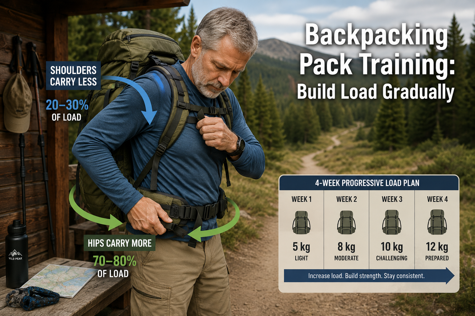 Backpacking Fitness: How to Prepare for Carrying a Pack