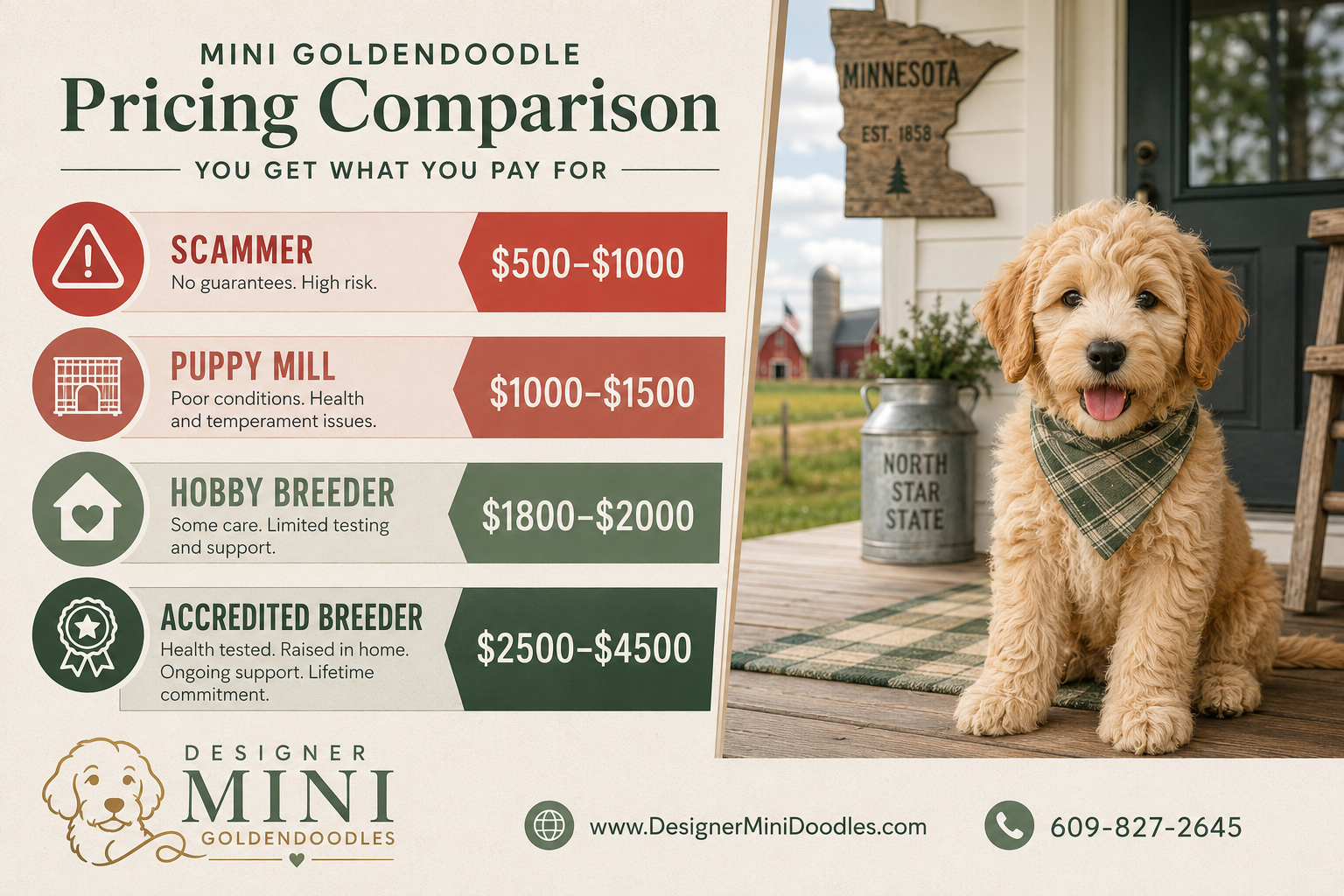 mini goldendoodle for sale Minnesota