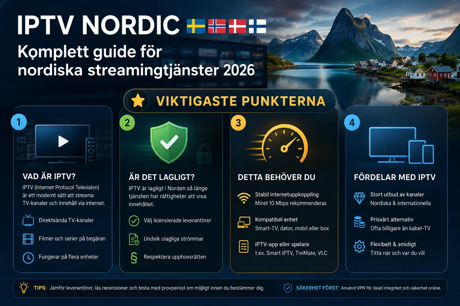 IPTV Nordic vs vanlig kabel-tv: vad är skillnaden?