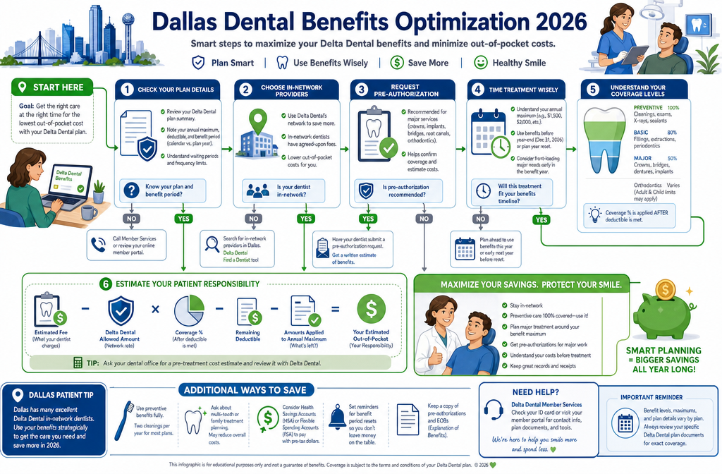 Maximizing Your Delta Dental Benefits and Managing Costs in Dallas 2026