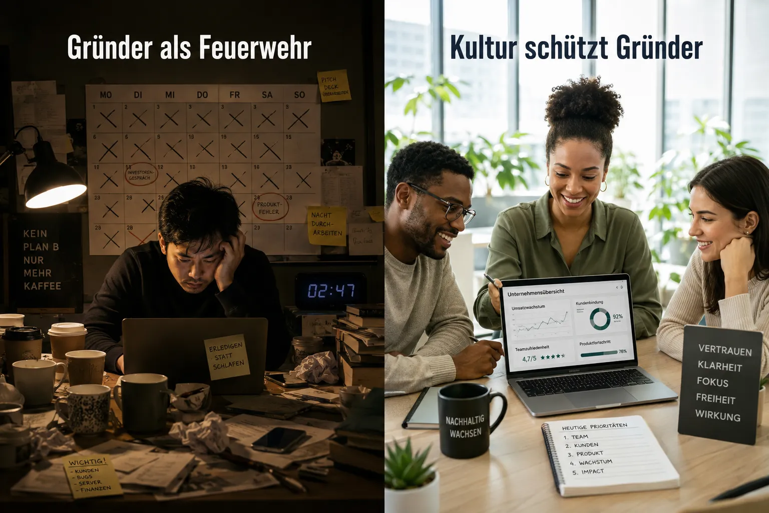 Kann Organisationskultur Gründer-Burnout aktiv verhindern?