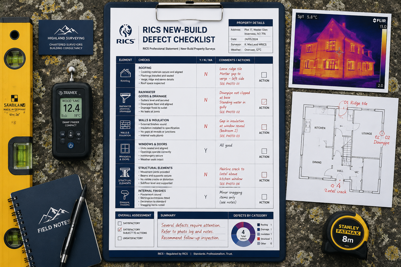 The Difference Between a Snagging Survey and a Level 3 Survey