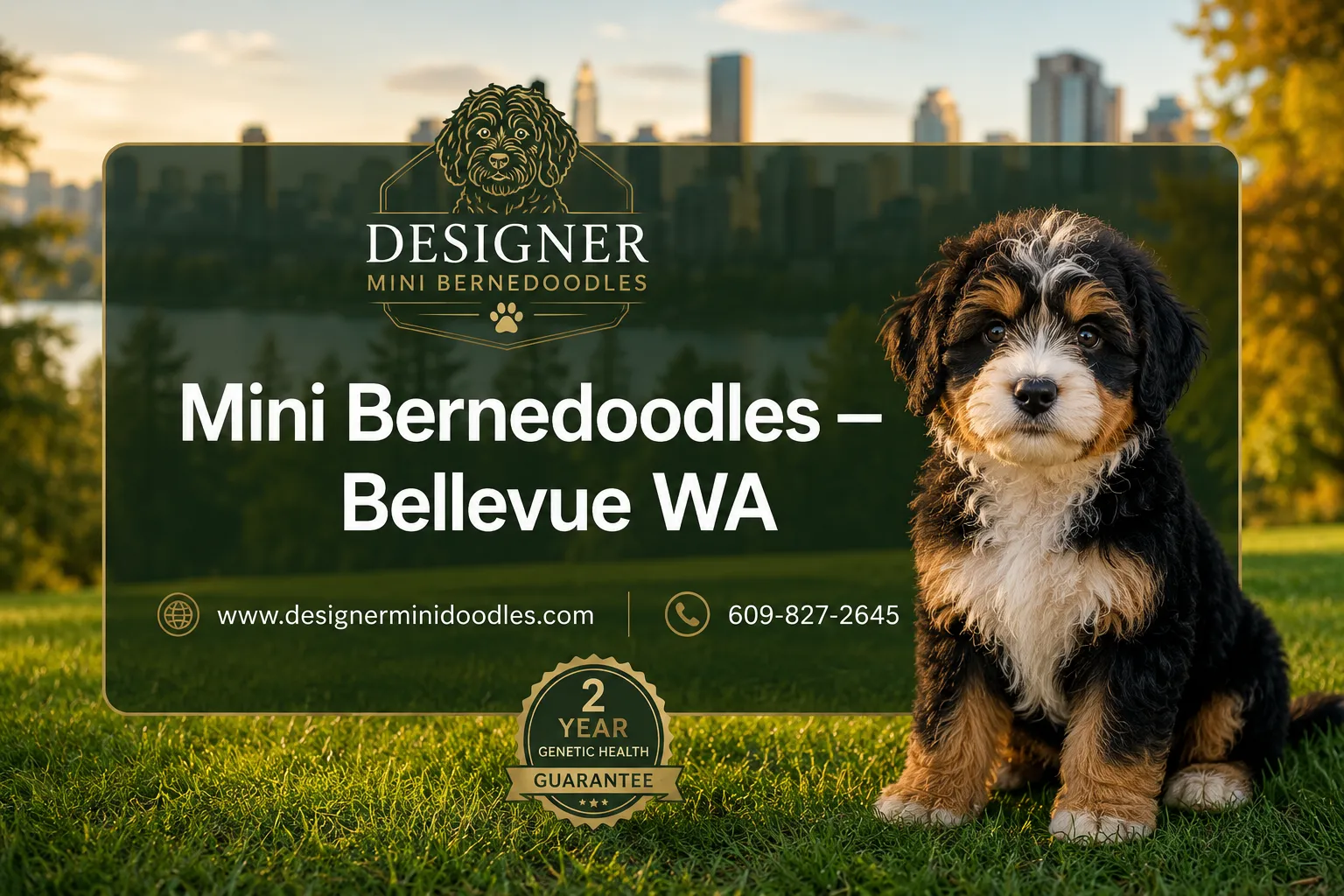 Mini Bernedoodles for sale Bellevue Washington