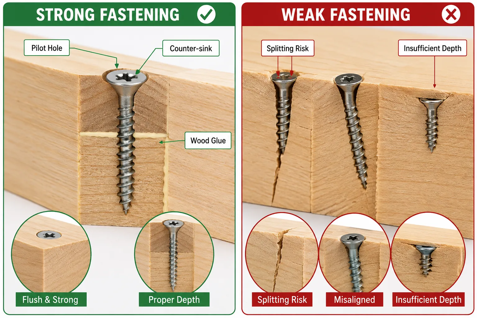 Optimal Fastening and Material Considerations
