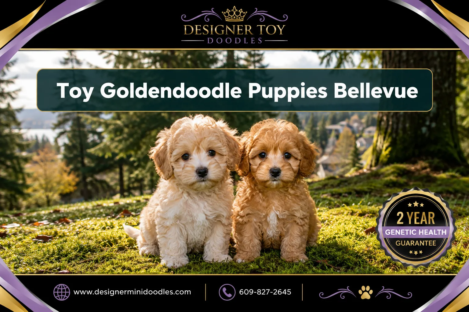 Toy goldendoodle puppies Bellevue Washington