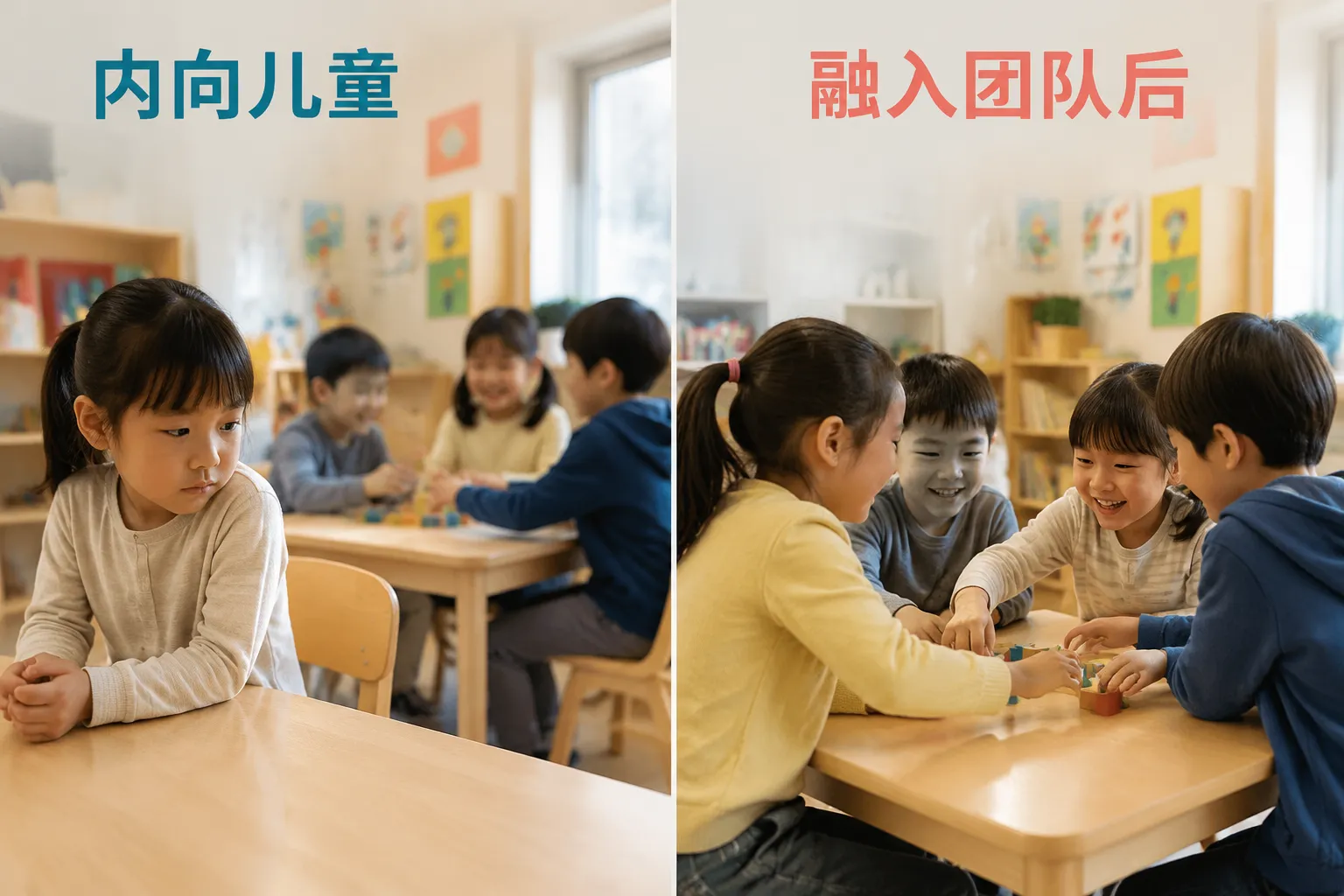 如何帮助内向或社交焦虑的儿童参与协作游戏