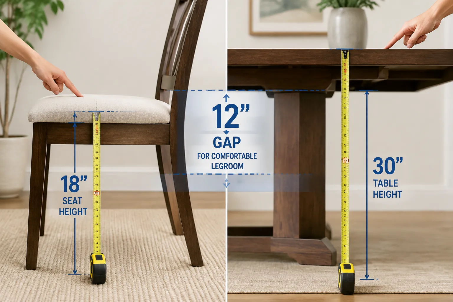 Achieving Proportional Harmony: Designing Dining Room Tables and Chairs as a Matching Set