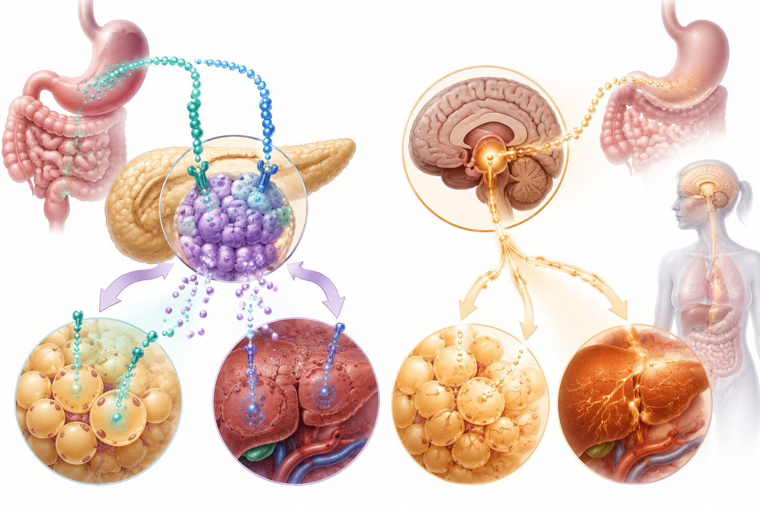 Amylin Pathway Synergy and the CagriSema Model
