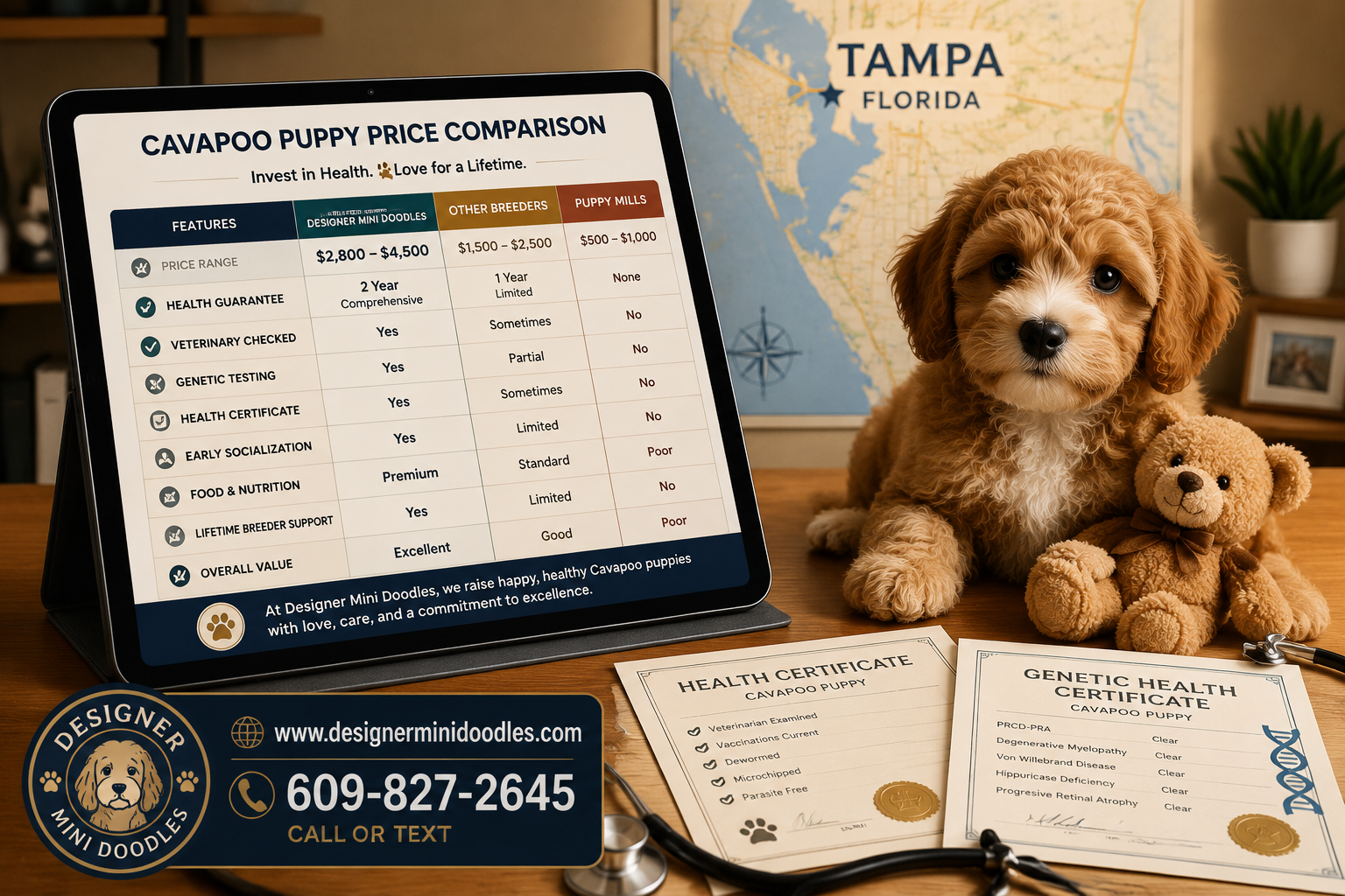 Cavapoo puppies Tampa