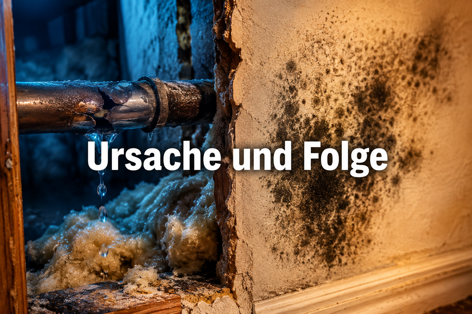 Was ist Schimmel nach einem Wasserschaden?