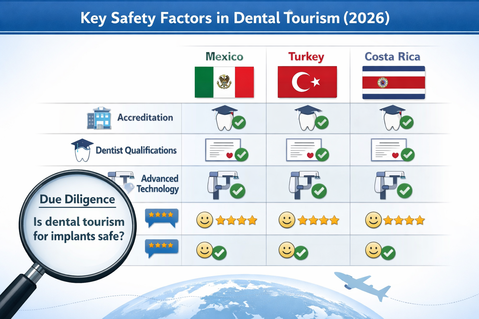 Is dental tourism for implants safe