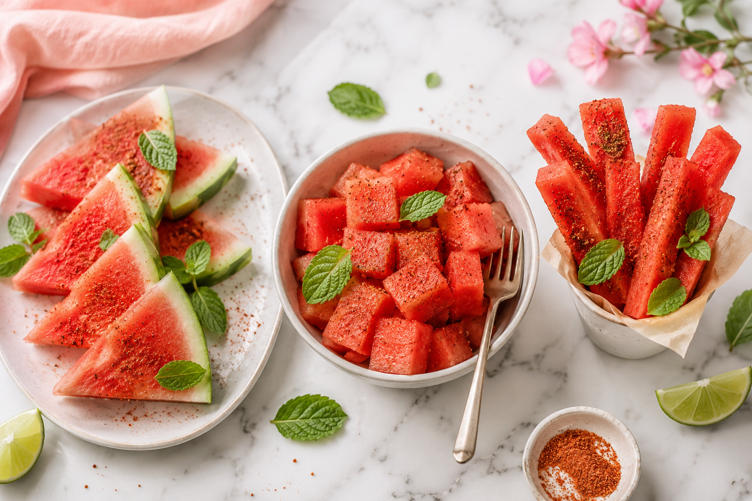 How To Cut a Watermelon Three Different Ways