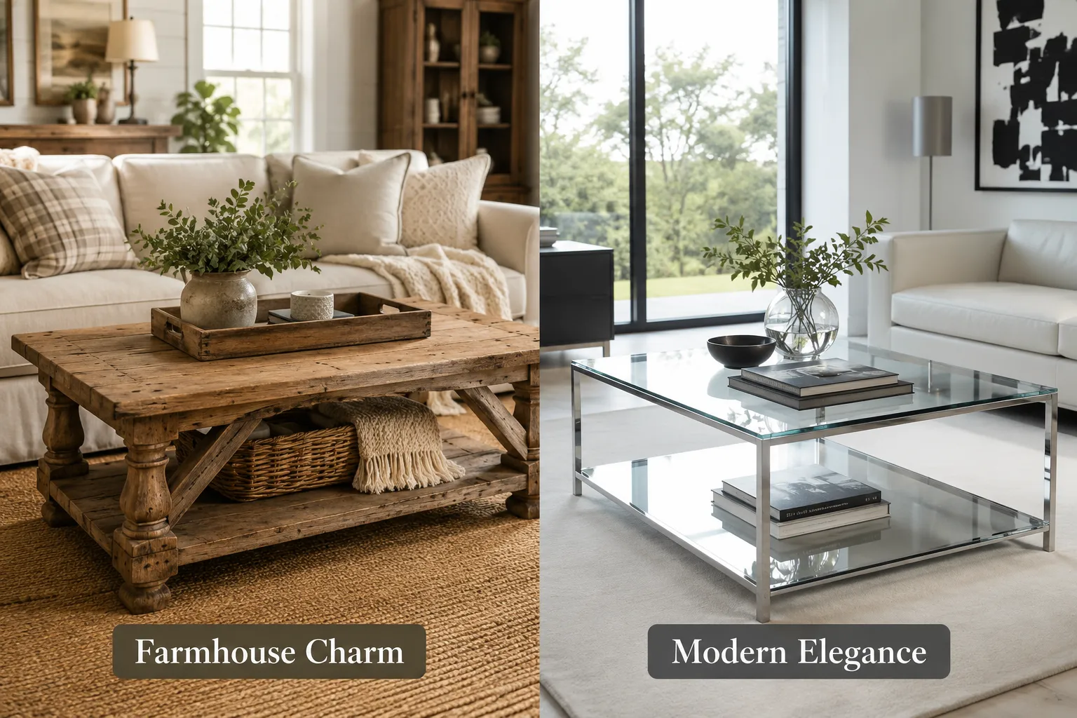 Unpacking the Coffee Table Design Showcase: 10 Styles from Farmhouse to Modern