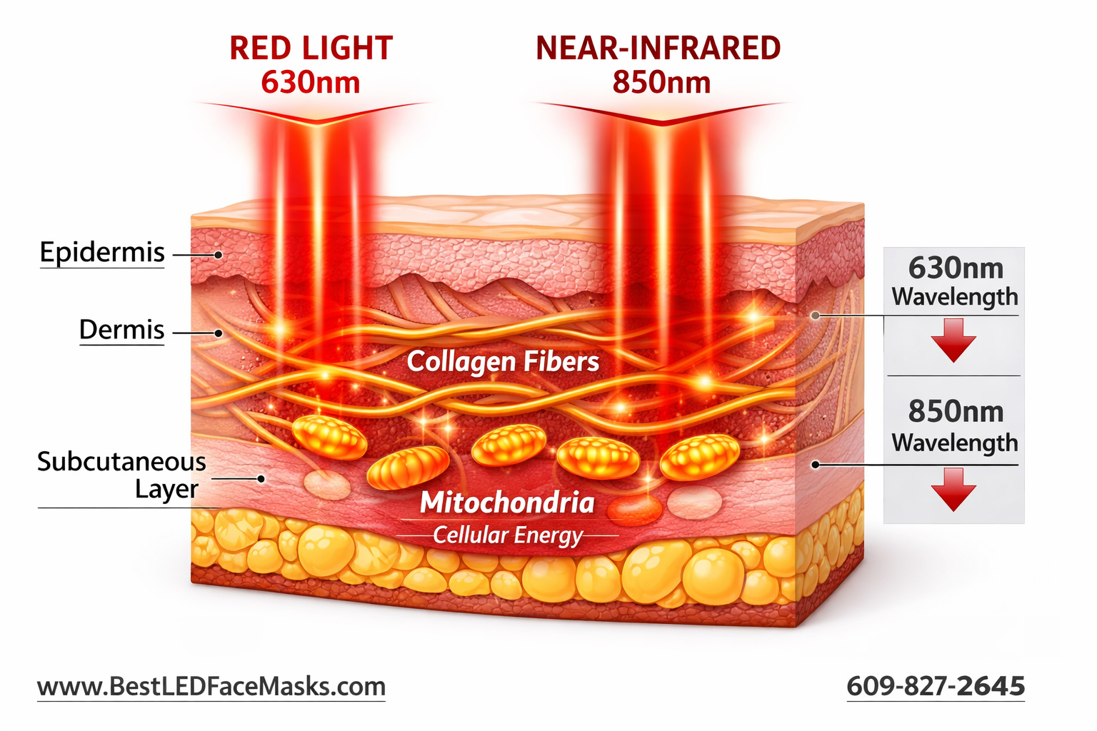 red light therapy face mask