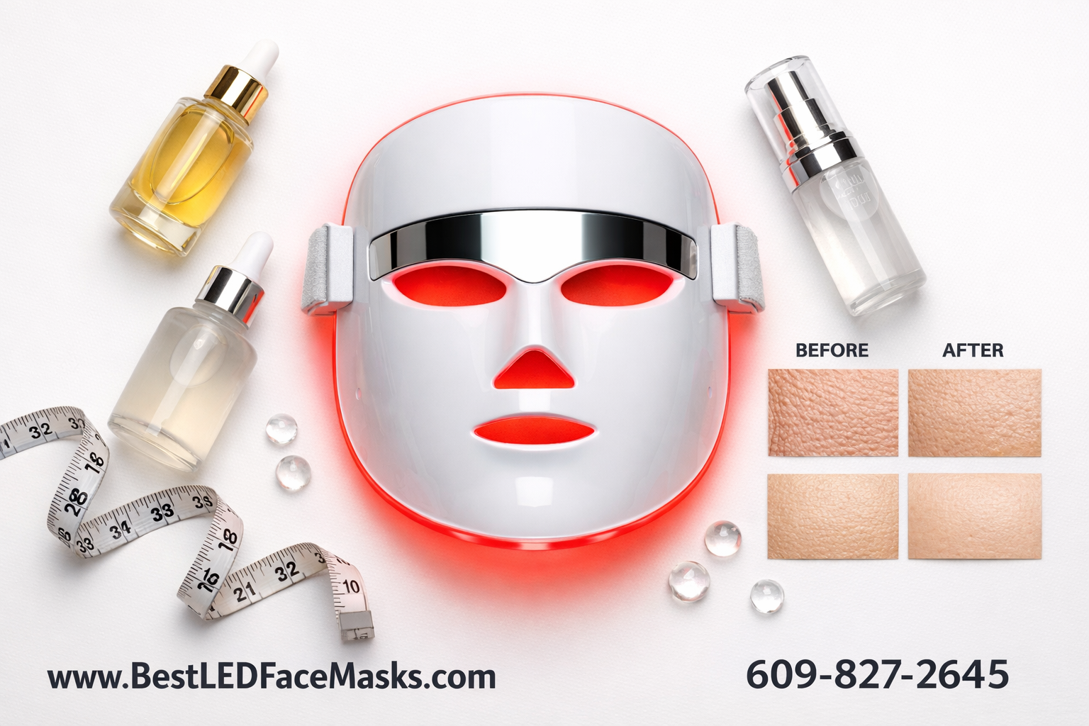 red light therapy face mask
