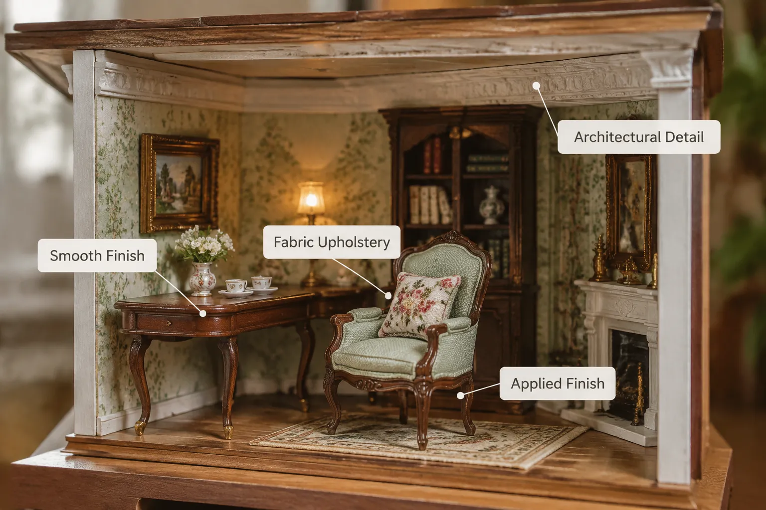 Finishing Techniques for Authentic Miniature Furniture and Dollhouse Builds