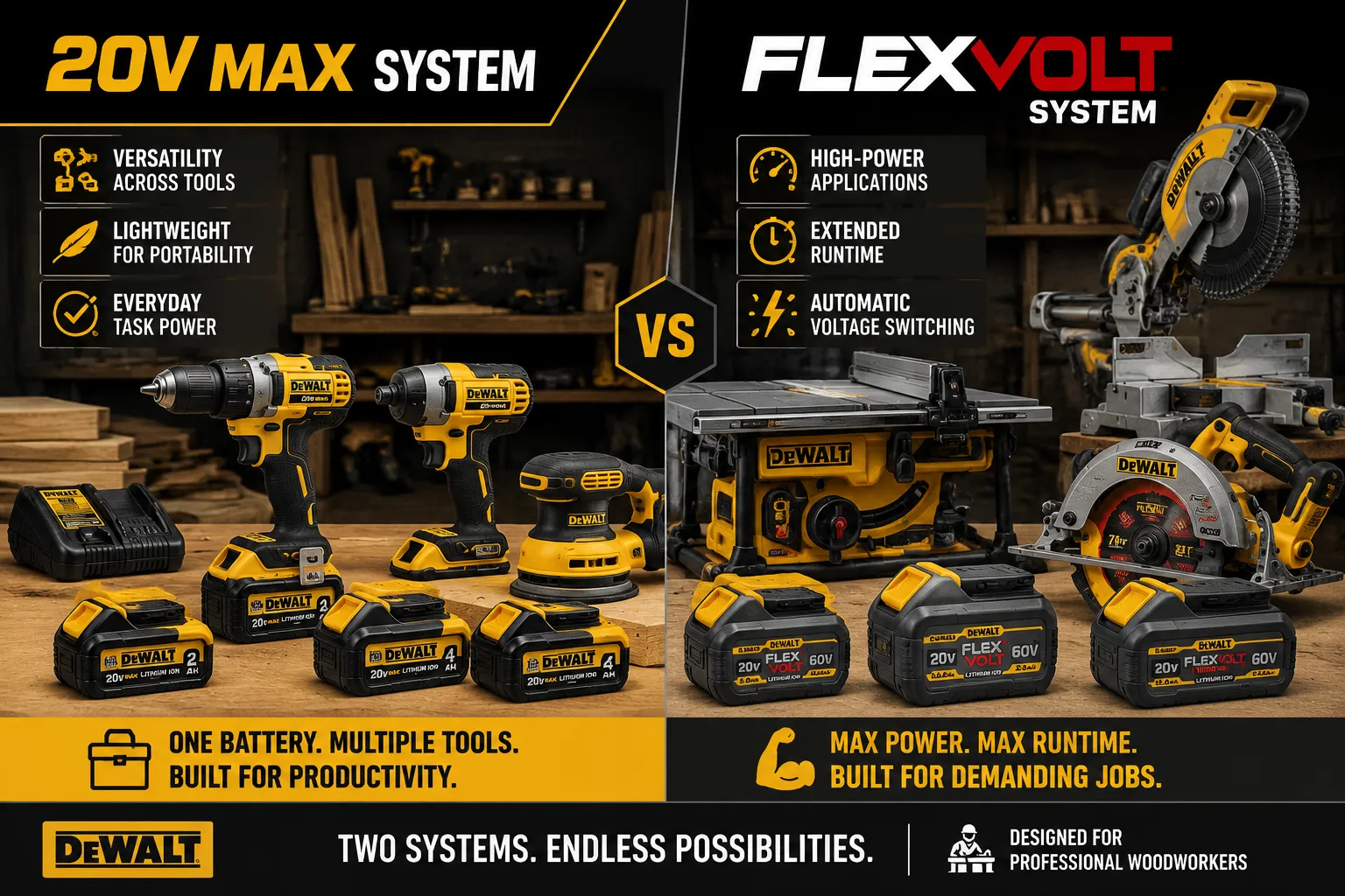 The DeWalt Ecosystem: Cordless Freedom and Productivity