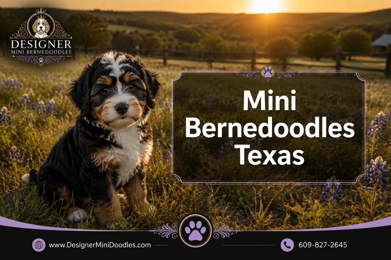 mini bernedoodles Texas