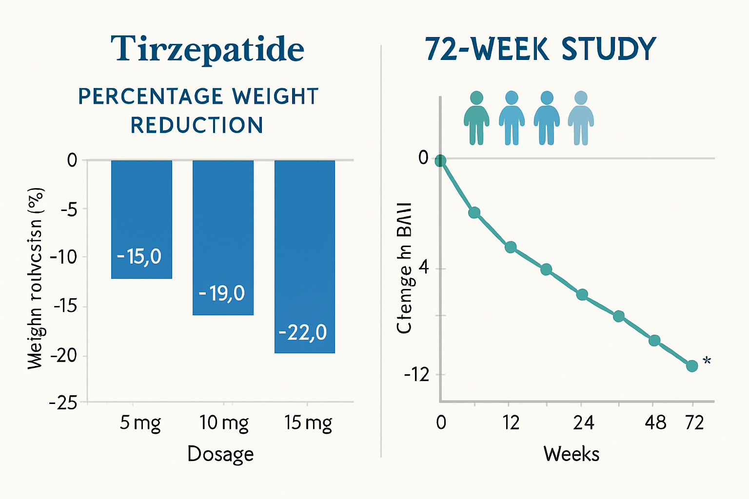 tirzepatide weight loss before and after