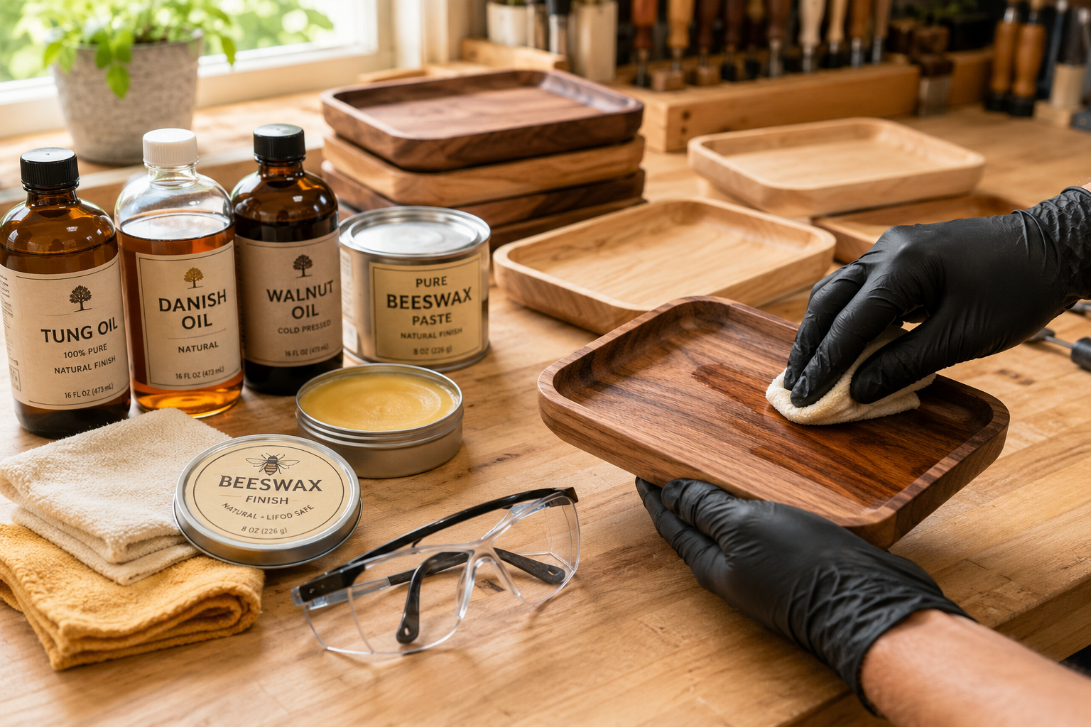 Finishing and Personalization: Elevating Your Wooden Trays and Catch-All Dishes