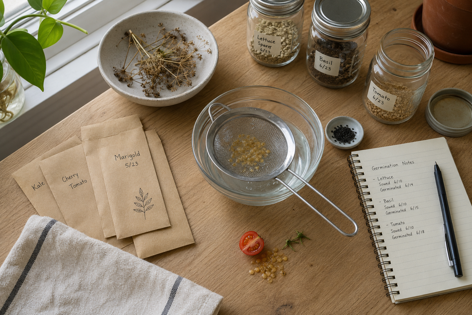 Can I Save Seeds in a Small Apartment Without a Lot of Space