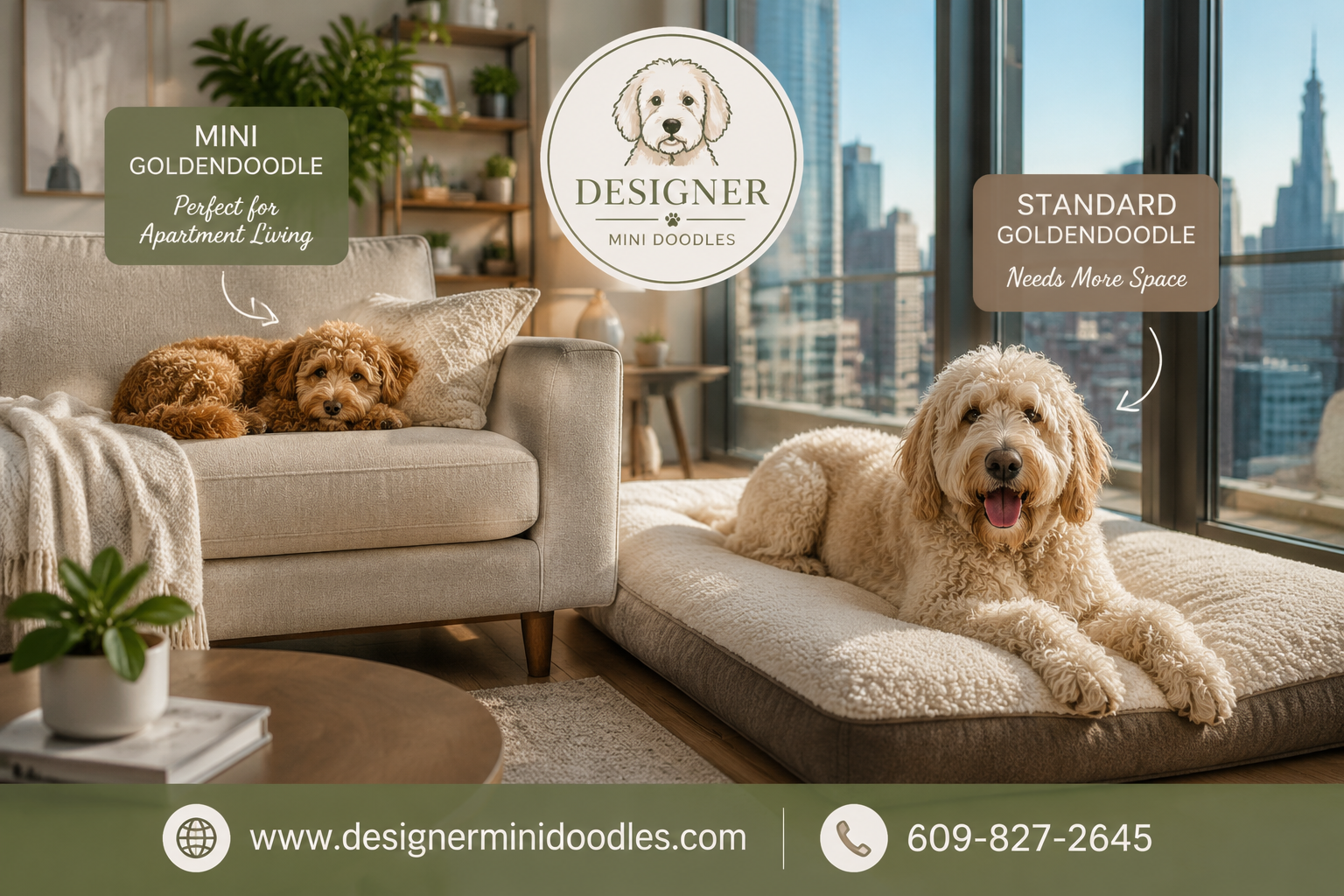 Mini vs. Standard Goldendoodle: Which Is Better for Apartments?