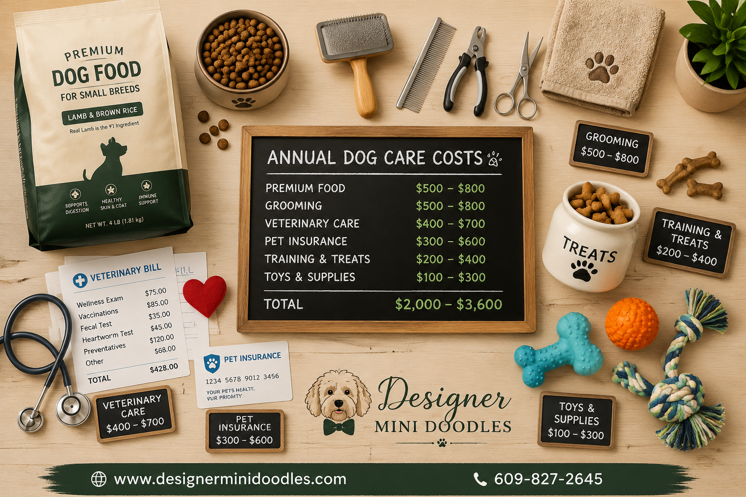 How Much Does It Cost to Care for a Mini Goldendoodle Yearly?