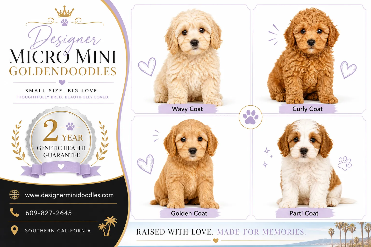 mini golden doodles for sale California