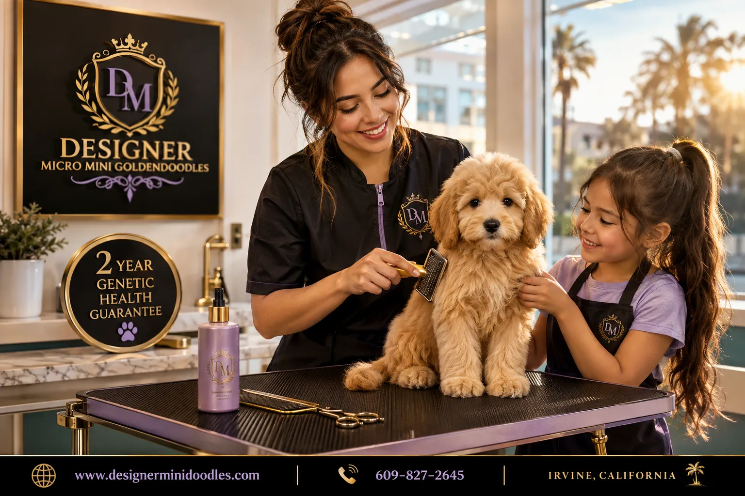 mini golden doodle puppies Irvine California