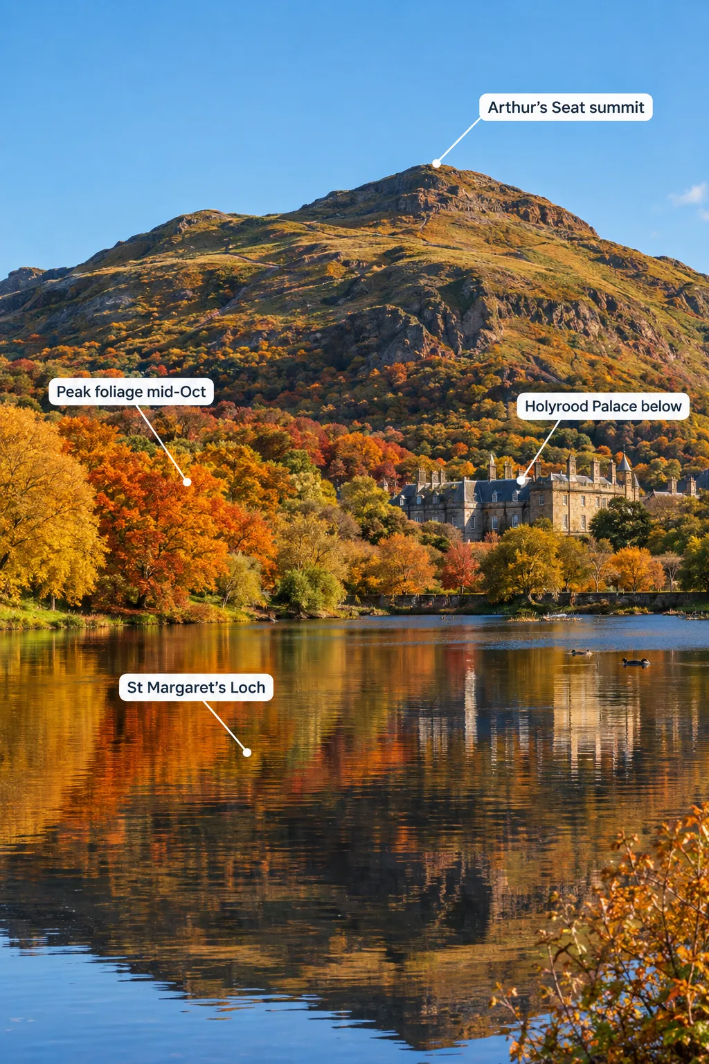 Edinburgh Fall Foliage - Where to See Autumn Leaves