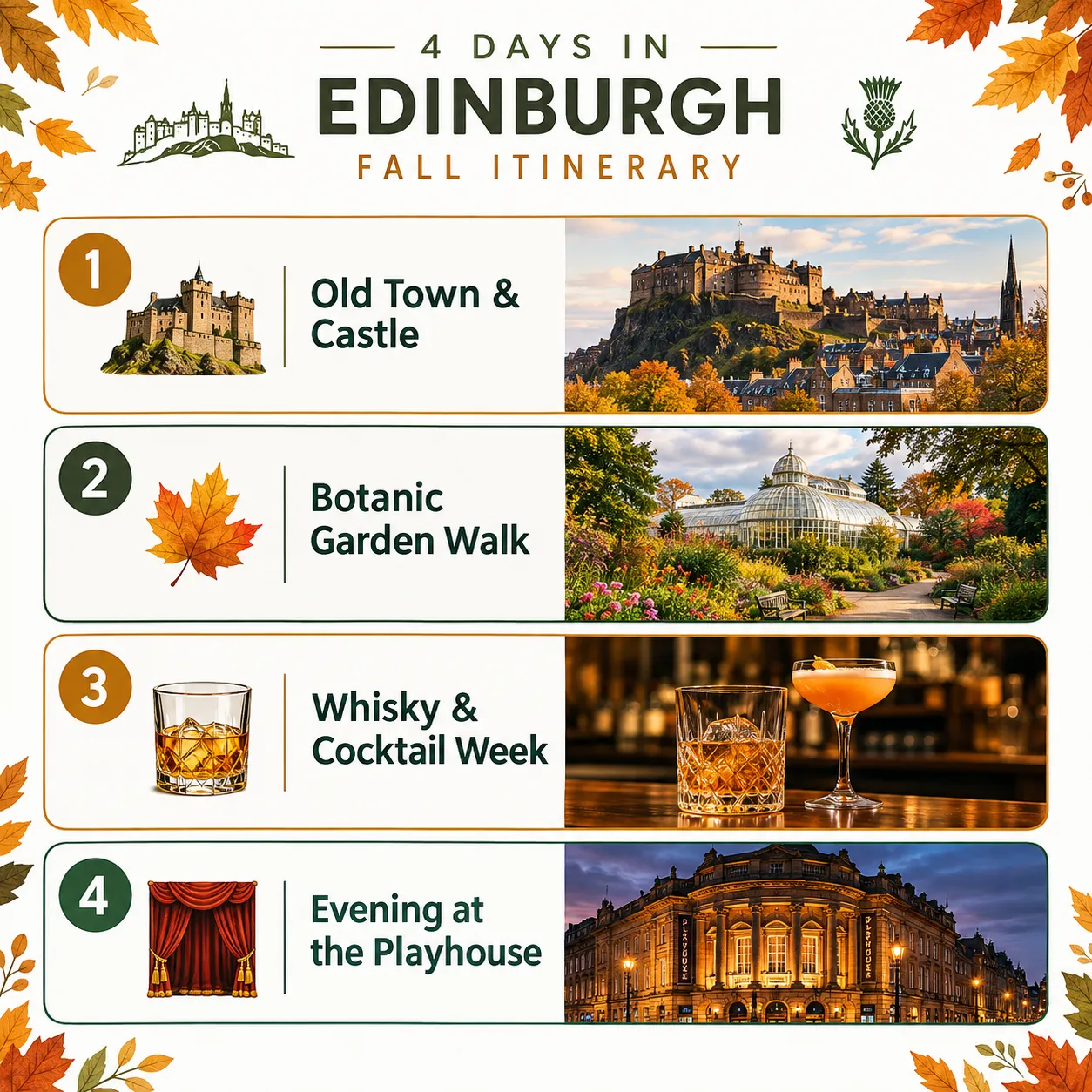 Edinburgh Fall Trip - How Many Days Do You Need